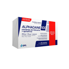 DFL Anestesia ALPHACAINE (Lidocaina) 2% - C/V DFL