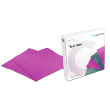 HYGENIC Materiales Dentales Goma Dique Morada Flexi Dam sin Latex 6''x6