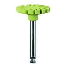 Kerr Materiales Dentales Goma Pulido Composite DiaGloss Verde Oscuro Pre Pulido 3 Espirales Kerr
