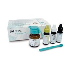 3M Materiales Dentales Vitremer Kit 5grs 2,5ml 2ml 2ml A3 (Restau/I-Vidrio con Resina Foto Dual)