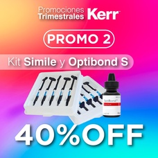 Kerr Materiales Dentales Pack 200 Kerr - 1 Kit Simile 10 Jeringas mas 1 Optibond S con 40% OFF