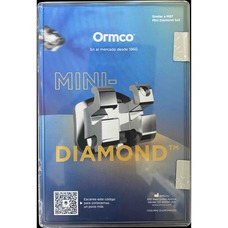 ORMCO - Kerr Kit Bracket Metalicos Mini DIAMOND sup/Inf 5x5 0.22 - MBT - ORMCO