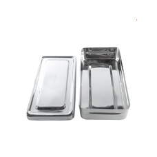 Generica Caja Metalica Acero Esterilizar 20x10x2cm Generica