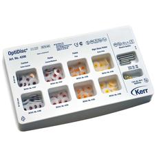 Kerr Materiales Dentales HW4200 KERR Kit 240 Disco Pulido OptiDisc™ 9,6mm y 12,6mm c/Mandril y Escobilla Pulido