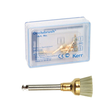 Kerr Materiales Dentales 10 Occlubrush Escobillas COPA Pulir Resina - Carburo Silicio C/A Kerr