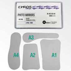 Ehros Materiales Dentales Set Espejos para Fotografia 5 Unidades