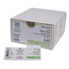 TAGUM Caja 36 Sutura Nylon Azul TAGUM 2/0 DS 25