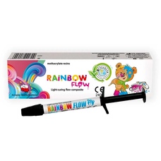 CERKAMED I-Dental RAINBOW FLOW 1 Jeringas Colores 1gr Odontopediatria Cerkamed - Selec Color