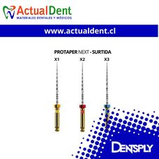 Maillefer  Materiales Dentales OFERTA - Lima Protaper Next 25mm Surtida X1-X2-X3