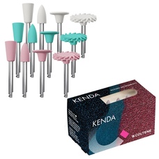 KENDA KIT PULIDO COMPOSITE CGI KENDA SURTIDO 12PCS CON SHAPEGUARD (3Punta 3Disco 3Copa y 3Espirales)