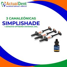 Kerr Materiales Dentales Pack Q1-2026 Lleva 3 Simplishade y un Optibond Universal 5ml. de regalo
